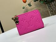 Fortok LV x TM Zippy Coin Purse Kawaii Pink 11 x 8.5 x 1.5 cm - 1