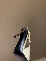 Fortok Gucci Pointed High Heels White 9.5 cm - 3