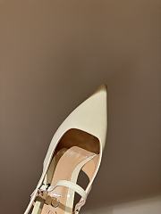Fortok Gucci Pointed High Heels White 9.5 cm - 6
