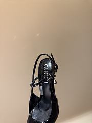 Fortok Gucci Pointed High Heels Black 9.5 cm - 2