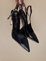 Fortok Gucci Pointed High Heels Black 9.5 cm - 4