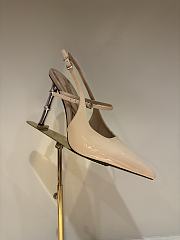 Fortok Gucci Pointed High Heels Beige 9.5 cm - 3