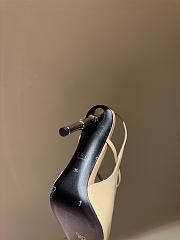 Fortok Gucci Pointed High Heels Beige 9.5 cm - 6