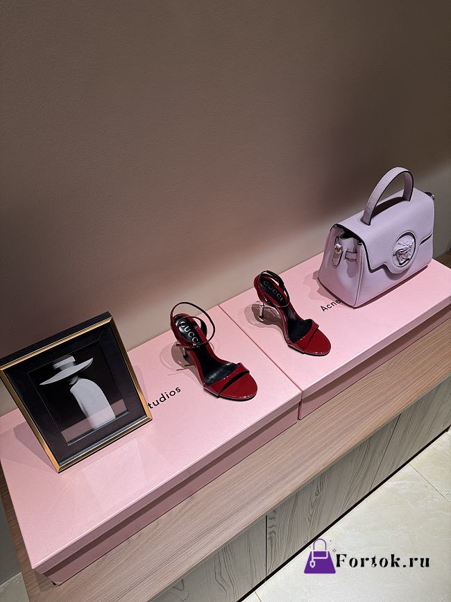 Fortok Gucci High Heels Red 9.5 cm - 1