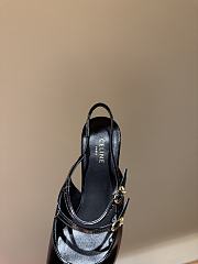 Fortok Celine High-heels golden pointed shoes black  - 3