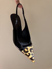Fortok Celine High-heels leopard pointed shoes black  - 2