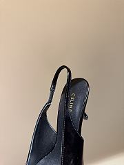 Fortok Celine High-heels leopard pointed shoes black  - 3