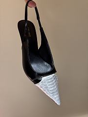 Fortok Celine High-heels Silver pointed shoes black  - 3