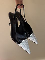 Fortok Celine High-heels Silver pointed shoes black  - 2