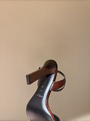 Fortok Saint Laurent Susan Sandals In Smooth Leather Brown - 6