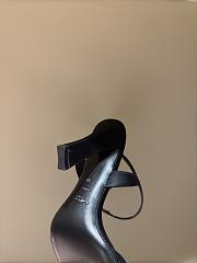 Fortok Saint Laurent Susan Sandals In Smooth Leather Black - 5