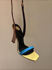 Fortok Saint Laurent Susan Sandals In Smooth Leather Multicolor - 4