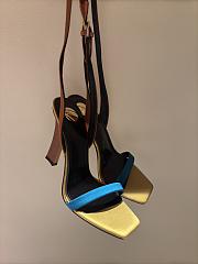 Fortok Saint Laurent Susan Sandals In Smooth Leather Multicolor - 3