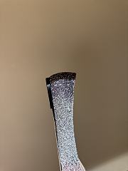 Fortok Jimmy Choo Love Ballerina in Mochi Luminous Glow-in-the-Dark Glitter with JC Button Pink 02 - 4
