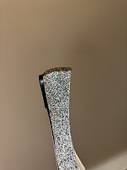Fortok Jimmy Choo Love Ballerina in Mochi Luminous Glow-in-the-Dark Glitter with JC Button Green - 2