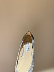 Fortok Jimmy Choo Love Ballerina in Mochi Luminous Glow-in-the-Dark Glitter with JC Button 02 - 4