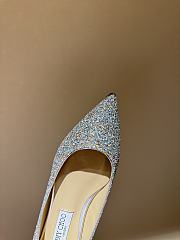 Fortok Jimmy Choo Love Ballerina in Mochi Luminous Glow-in-the-Dark Glitter with JC Button 02 - 2