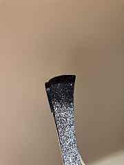 Fortok Jimmy Choo Love Ballerina in Mochi Luminous Glow-in-the-Dark Glitter with JC Button Grey - 2