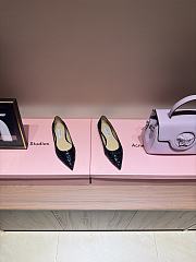Fortok Jimmy Choo Love Ballerina in Mochi Luminous Glow-in-the-Dark Glitter with JC Button Black 02 - 1