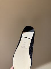 Fortok Jimmy Choo Love Ballerina in Mochi Luminous Glow-in-the-Dark Glitter with JC Button Black 02 - 5