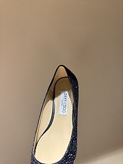 Fortok Jimmy Choo Love Ballerina in Mochi Luminous Glow-in-the-Dark Glitter with JC Button Black 02 - 4