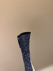 Fortok Jimmy Choo Love Ballerina in Mochi Luminous Glow-in-the-Dark Glitter with JC Button Black 02 - 3