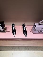 Fortok Jimmy Choo Isa 95 Leather Pumps Black - 1