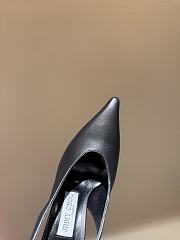 Fortok Jimmy Choo Isa 95 Leather Pumps Black - 5