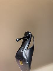 Fortok Jimmy Choo Isa 95 Leather Pumps Black - 4