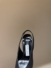 Fortok Jimmy Choo Isa 95 Leather Pumps Black - 3
