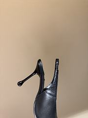 Fortok Jimmy Choo Isa 95 Leather Pumps Black - 2
