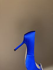 Fortok JIMMY CHOO Melva 90 Pumps Blue 7cm/9cm - 6
