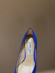 Fortok JIMMY CHOO Melva 90 Pumps Blue 7cm/9cm - 5