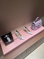 Fortok JIMMY CHOO Melva 90 Pumps White 7cm/9cm  - 1