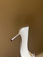 Fortok JIMMY CHOO Melva 90 Pumps White 7cm/9cm  - 4
