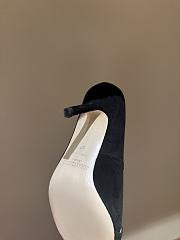 Fortok JIMMY CHOO Melva 90 Pumps Suede Black 7cm/9cm - 6