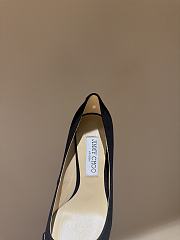 Fortok JIMMY CHOO Melva 90 Pumps Suede Black 7cm/9cm - 2