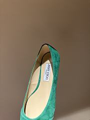 Fortok JIMMY CHOO Ballet Suede Green  - 6