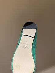 Fortok JIMMY CHOO Ballet Suede Green  - 5