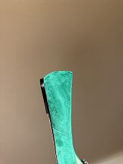 Fortok JIMMY CHOO Ballet Suede Green  - 3