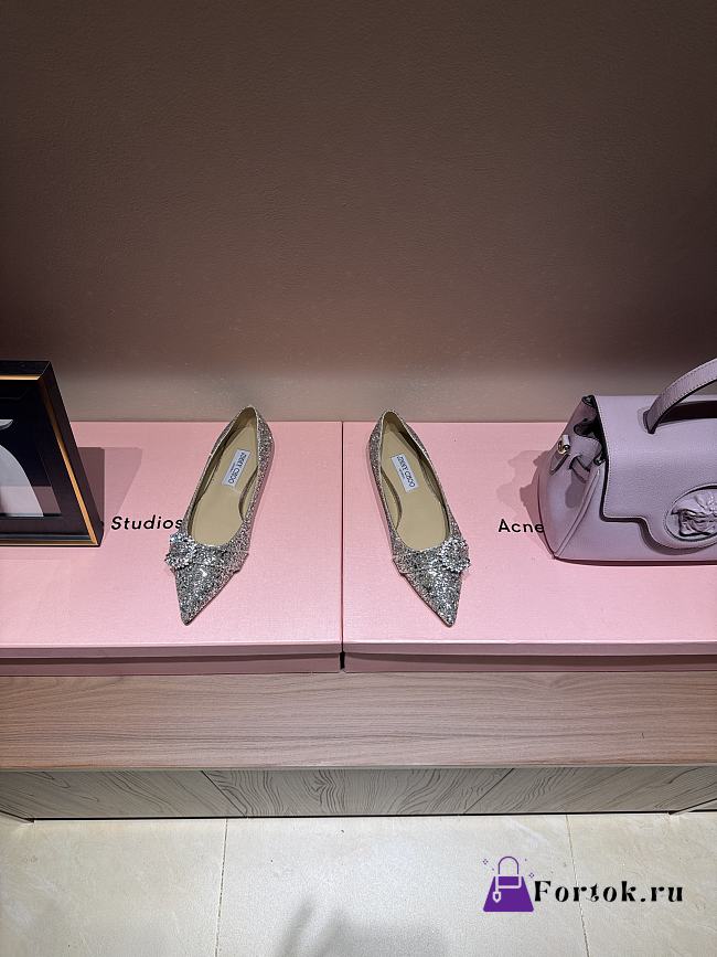 Fortok JIMMY CHOO Ballet Glow In The Dark Silver - 1