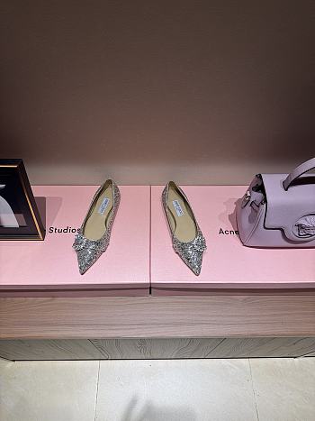 Fortok JIMMY CHOO Ballet Glow In The Dark Silver