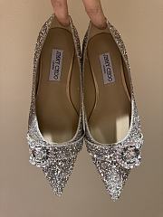 Fortok JIMMY CHOO Ballet Glow In The Dark Silver - 2