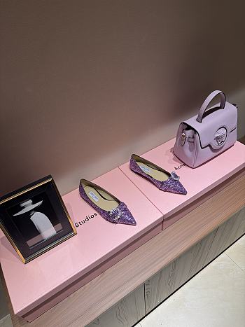 Fortok JIMMY CHOO Ballet Glow In The Dark Purple