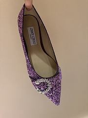 Fortok JIMMY CHOO Ballet Glow In The Dark Purple - 5
