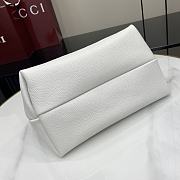 Fortok Gucci Softbit medium top handle bag White leather 27.5 x 21 x 16 cm - 3
