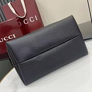 Fortok Gucci Softbit medium top handle bag Black leather 27.5 x 21 x 16 cm - 2