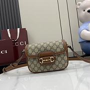 Fortok Gucci Horsebit 1955 Brown 20 x 14.5 x 5 cm - 1