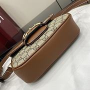 Fortok Gucci Horsebit 1955 Brown 20 x 14.5 x 5 cm - 4