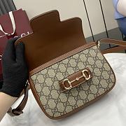 Fortok Gucci Horsebit 1955 Brown 20 x 14.5 x 5 cm - 2